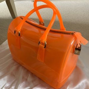 FURLA Orange Candy Bag